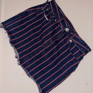 Denim Mini Skirt
